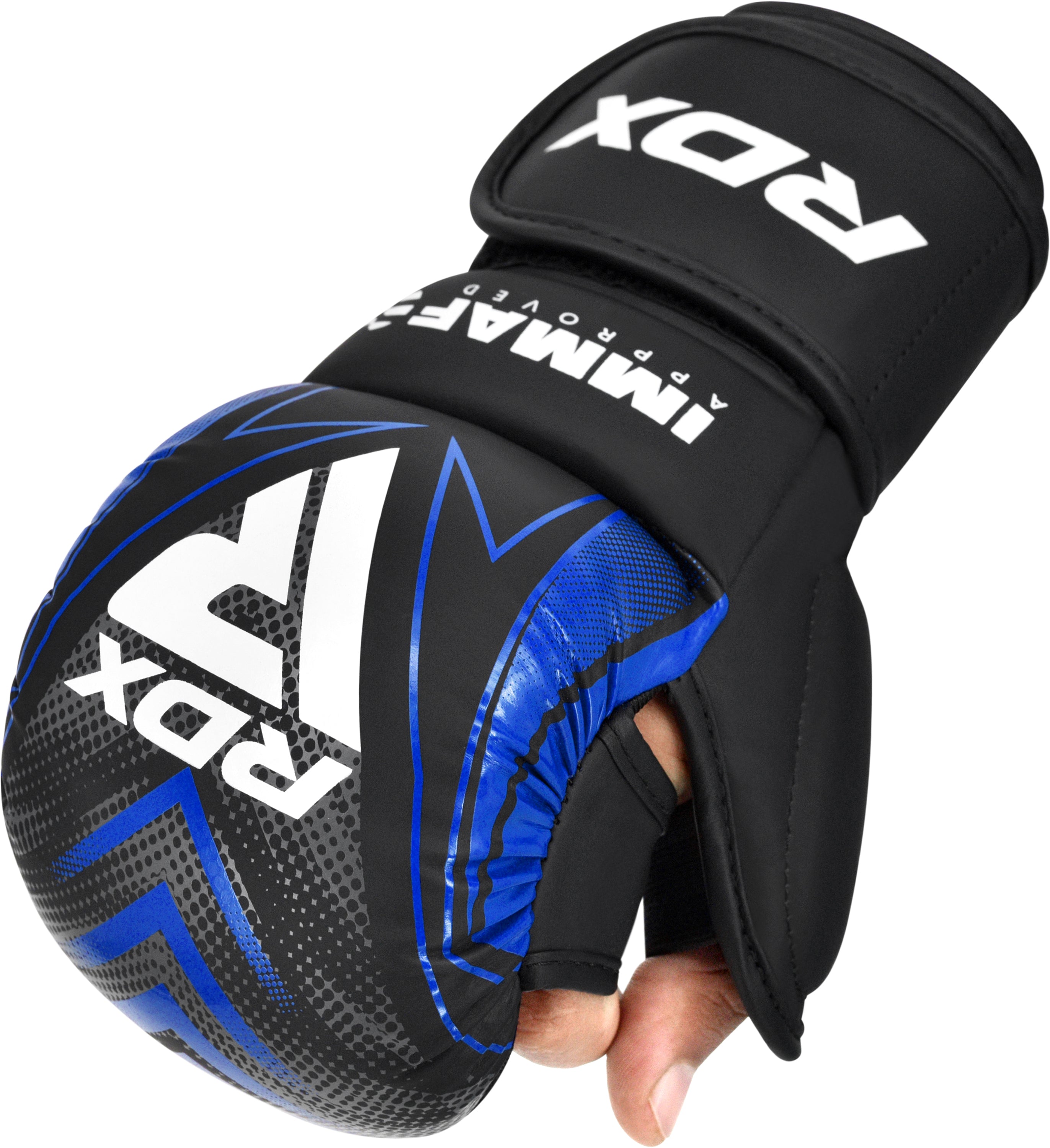 RDX GRAPPLING GLOVES SHOOTER IMMAF-1 #boja_plava
