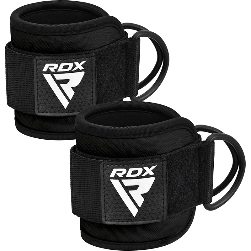RDX A4 Ankle Straps For Gym Cable Machine#boja_crna