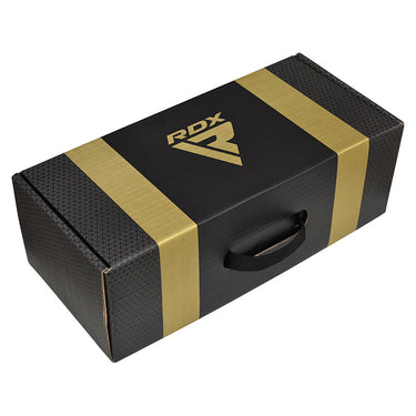 RDX L2 Mark Pro Sparring Boxing Gloves Hook and loop Black / Golden#boja_zlatna