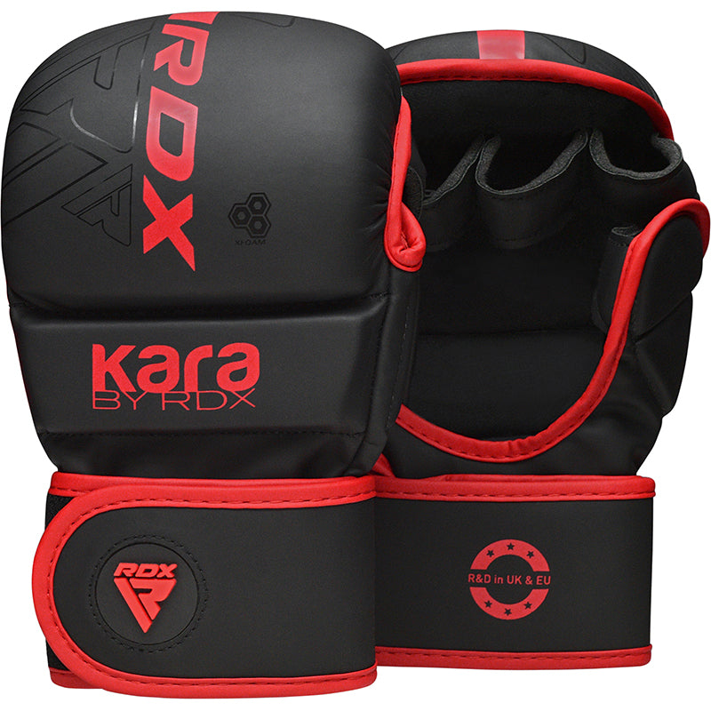 RDX F6 KARA MMA Sparring Gloves 7oz#color_red