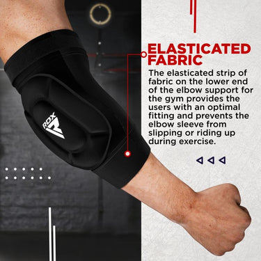 RDX Elbow Foam Pad OEKO-TEXÂ® Standard 100 certified#color_white