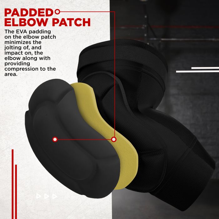 RDX Elbow Foam Pad OEKO-TEXÂ® Standard 100 certified #boja_crna