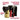 RDX L2 Mark Pro Sparring Boxing Gloves Hook and loop Black / Golden#boja_zlatna