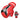 RDX T17 AURA MMA Hybrid Open Palm Grappling Gloves with Nova Tech#color_red