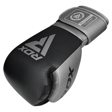 RDX L2 Mark Pro Sparring Boxing Gloves Hook and loop Black / Golden#boja_srebrna